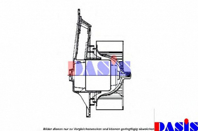 AKS DASIS 741700n -  Вентилятор салона